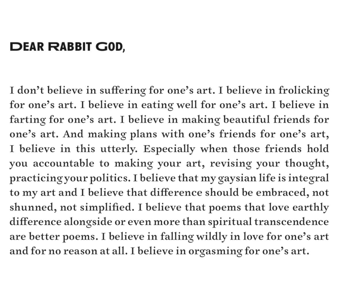 chenchenwrites's tweet photo. Here’s an excerpt from my new (prose!) book. It’s from the opening essay, which addresses 兔儿神/the Rabbit God, a queer Chinese deity from my home province of Fujian. 

In Cahoots with the Rabbit God is out on Dec. 1 from @Noemi_Press. Preorder now: https://t.co/wlT6tMm9H7 https://t.co/ub4dPRI9lF