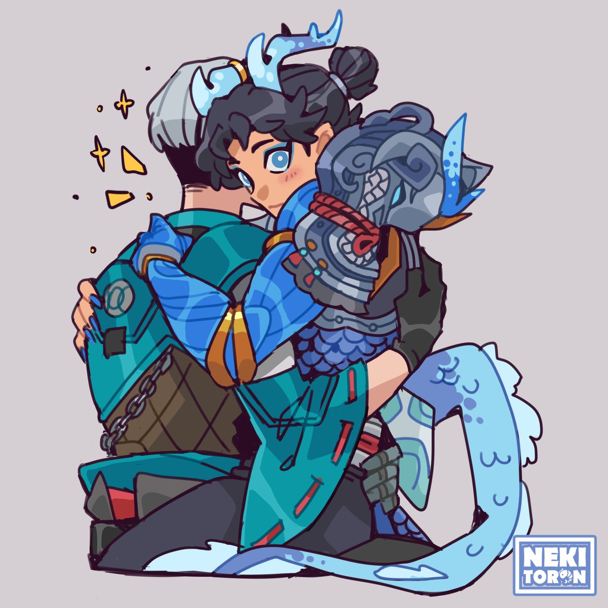 nekitoototo's tweet photo. Mizuki found an adorable dragon. (❁´◡`❁)🐉
#mizuyang #Overwatchfanart https://t.co/cgurD1mGUh