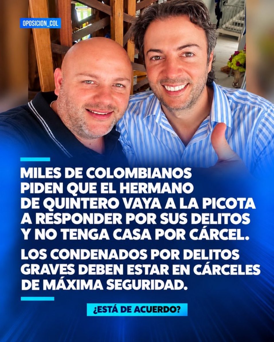 Maximo_Decimox's tweet photo. 🚨#Encuesta 🎙️Está usted de acuerdo con que el hermano de Pinturita vaya preso a una cárcel como Pedregal o la Picota?

❤️🔁 Si de Acuerdo 

📩 No https://t.co/51XpXXWWXF
