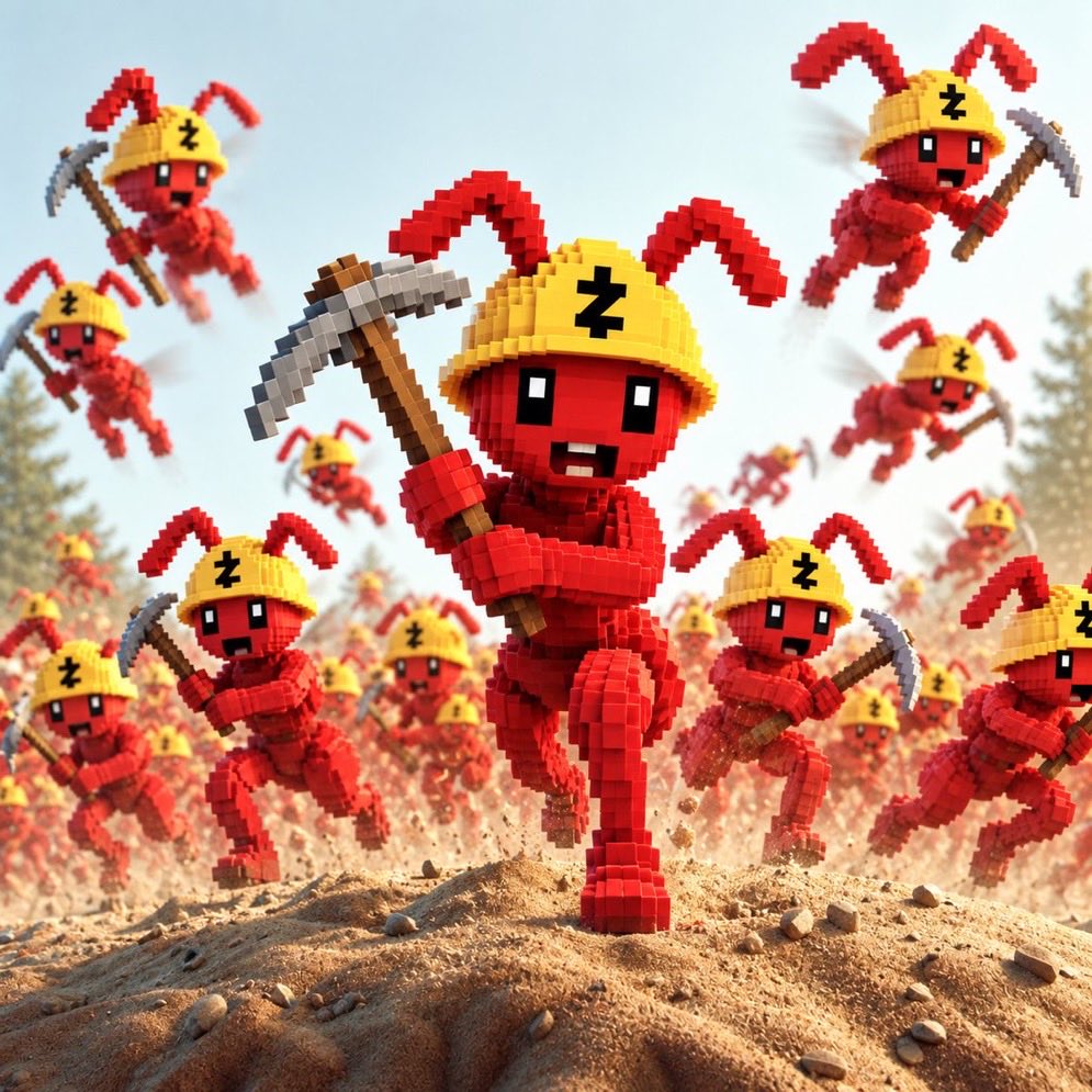 The_ant_miner's tweet photo. @coingecko Ants that mine zcash

Antminers https://t.co/BBQInAJB82