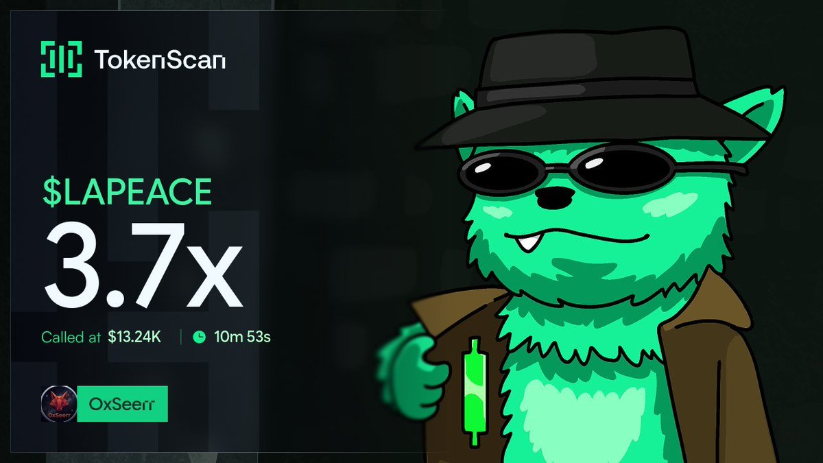 0xSeerr's tweet photo. Sweet 3x gain on $LAPEACE https://t.co/VyjdkWsOyS