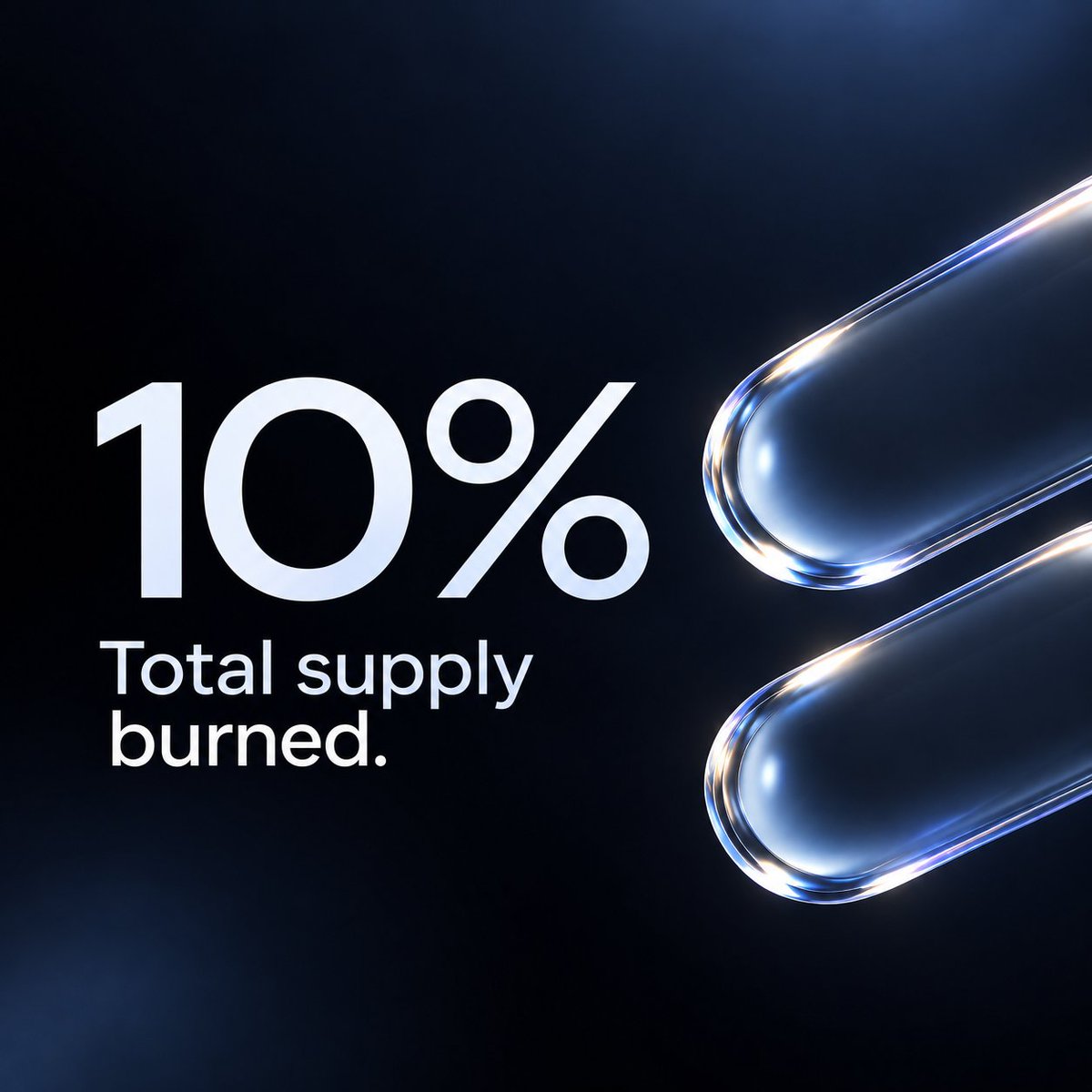 splitdotfamily's tweet photo. Over 10% of the total $SPLIT supply has been burned.

Launch with friends. Split the fees. https://t.co/JS6FfwsBhV