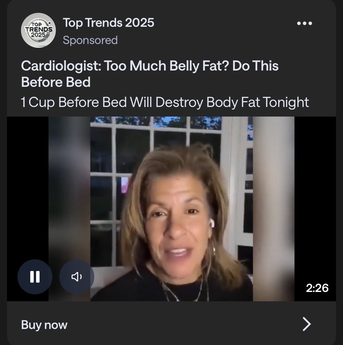 iltmmb's tweet photo. they’re using ai hoda kotb from the today show to endorse eating straight baking soda 💔💔 https://t.co/0vC2IXIeeM