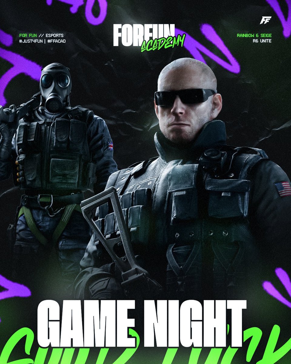 FFunEsports's tweet photo. Another Game Night for the Academy 🔥

[R6 Unite] Semi-finals match vs. Team Orion

#Just4Fun | #FFAcad https://t.co/evH9J2dkV1