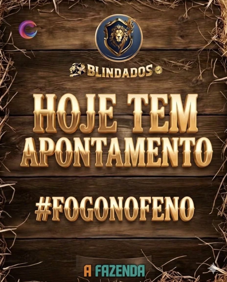 BLINDADOSYES's tweet photo. Esperamos vocês no space !
#Apontamento #AFazenda18 https://t.co/J3LThnajn4