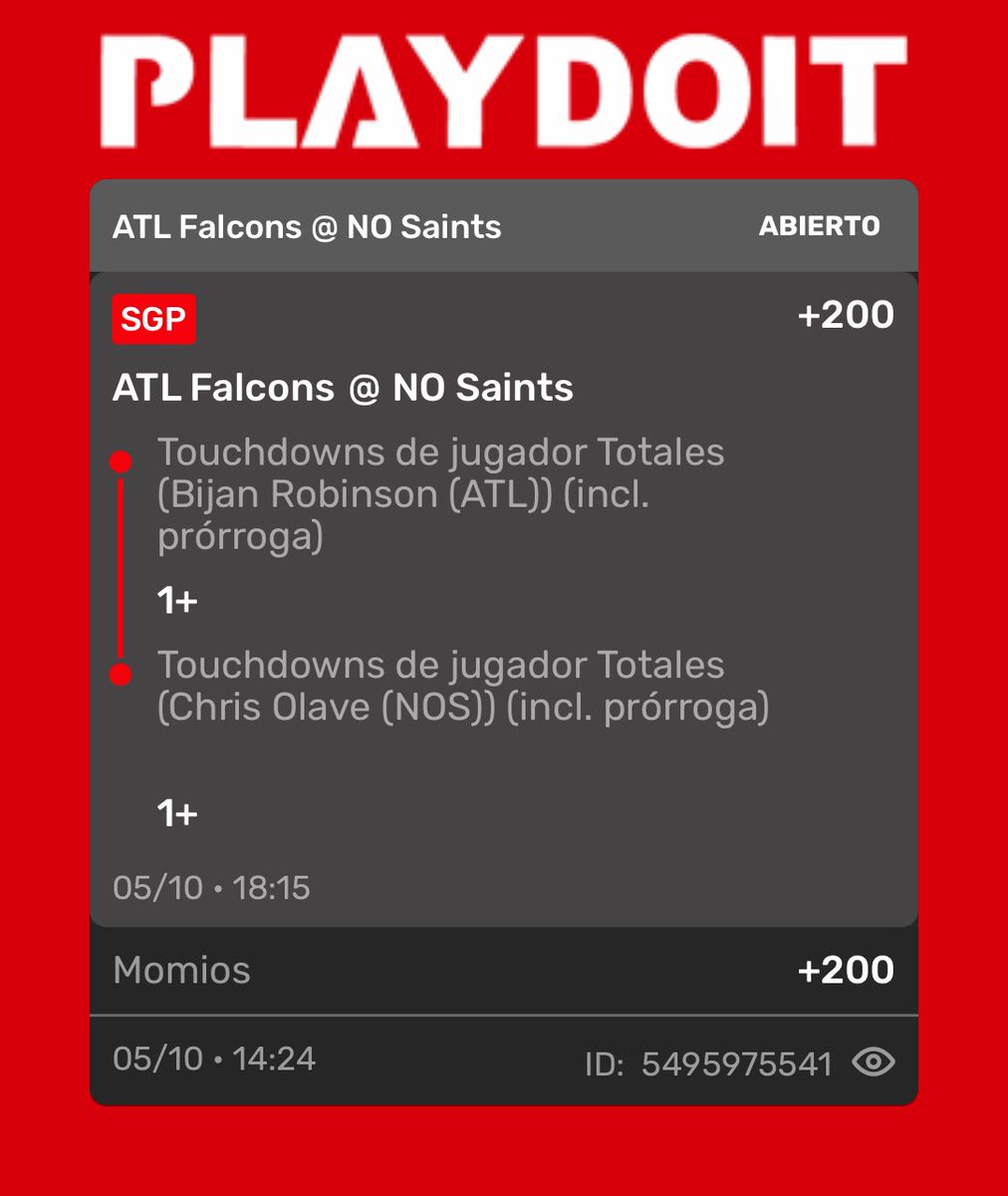 zapicks_'s tweet photo. Zapick - MNF Week 4

ATLvsNO

TD Chris Olave
TD Bijan Robinson

#zapicks
#NFLBetting 
#NFLBet https://t.co/Uj1klmVL57