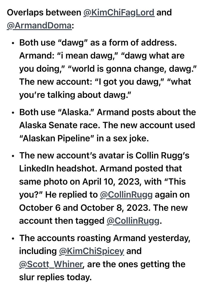 KimChiSpicey's tweet photo. @KimChiFagLord @ArmandDoma @CollinRugg Nice try, Armand. https://t.co/TTHZyQ8UtL