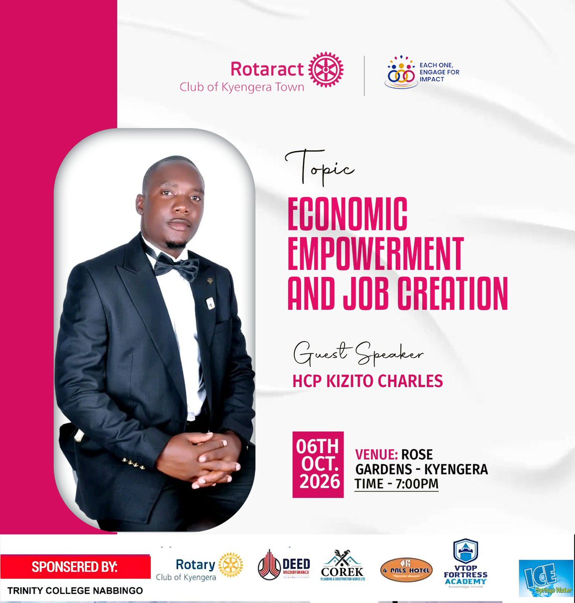 RacKyengeraTown's tweet photo. Economic empowerment isn’t just about creating jobs, it’s about creating opportunities, building capacity and equipping young people to become job creators.

Come ready to learn, engage, challenge ideas and leave inspired to create impact. https://t.co/WfHI0AaSIb