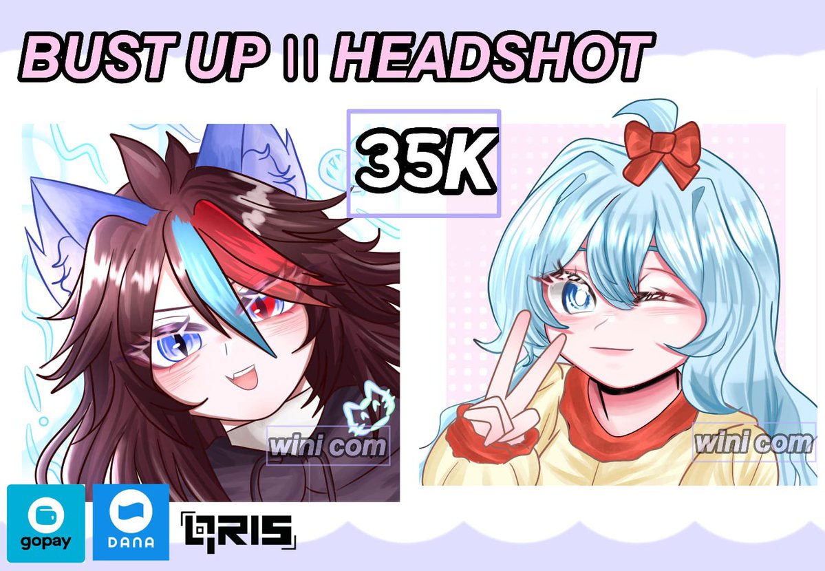 winiithe_'s tweet photo. 🚨 URGENT COMMISSION OPEN! 🎀

Plis ini urgent banget aku lagi butuh uang ☹️

Single 35K • Couple dapat potongan 5k ♡
♡ OC/CC • Anime • Yumeship

💳 QRIS/DANA/GoPay
📩 Minat? DM aku yaa! 🥺💌

#zonauangㅤ #zonaduit #commission #comissionart #butuhuang #artㅤㅤㅤㅤ #artmoots https://t.co/d7qXHID6hn