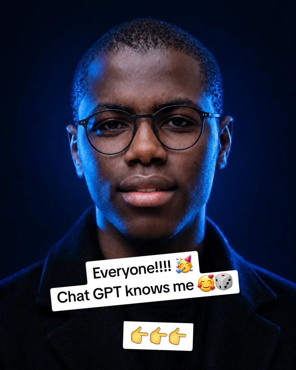 emdeegraphix1's tweet photo. Everyone!!! ChatGPT knows me π₯³π²
#emdeegraphix1 #visualstorytelling #fyp #viral #graphicdesign https://t.co/52hu2Dyxyn