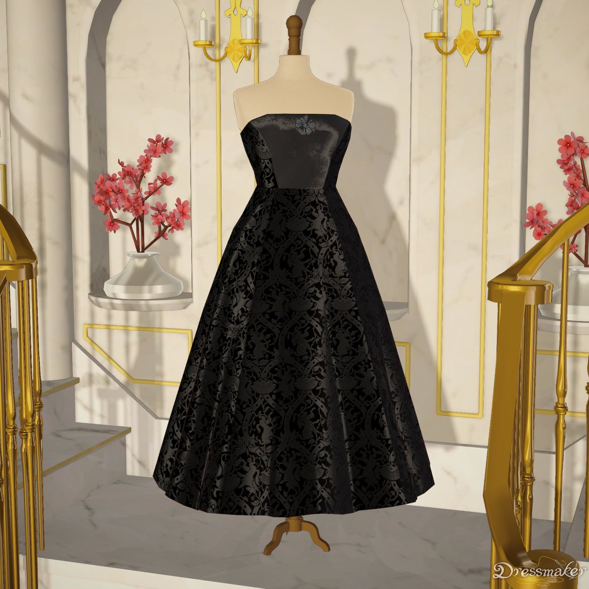 PurrMediocre's tweet photo. It is going to be one very velvety funeral!

#dressmaker #dressmakergame #cozygames https://t.co/d9tPyUAEbe