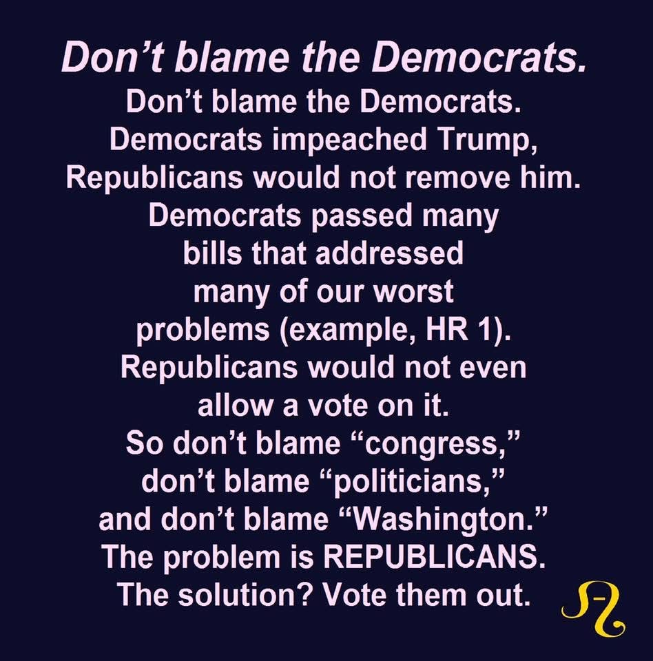 bannerite's tweet photo. Will you vote? Remember that Republicans have been in charge. Are you satisfied with what they’ve done? If you want to see anything change you need to vote for Democrats. Republicans say they won’t do anything different. #VoteBlue https://t.co/ViNQfTzPoA