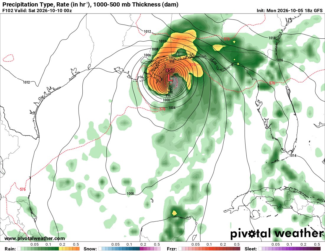 FloridaTropics1's tweet photo. Well, we can check the 18z GFS happy hour run off the list for 92L. Sheesh. https://t.co/OjE97bhncK