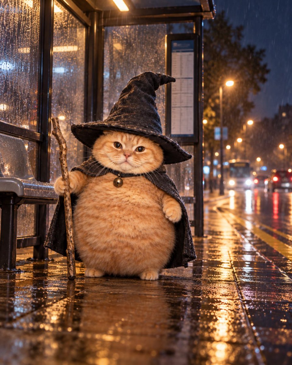 CheeseballWC's tweet photo. Wizard with no teleport budget. 

Bus comes in 12 mins 🚌🌧️ https://t.co/FVqVlSav7n