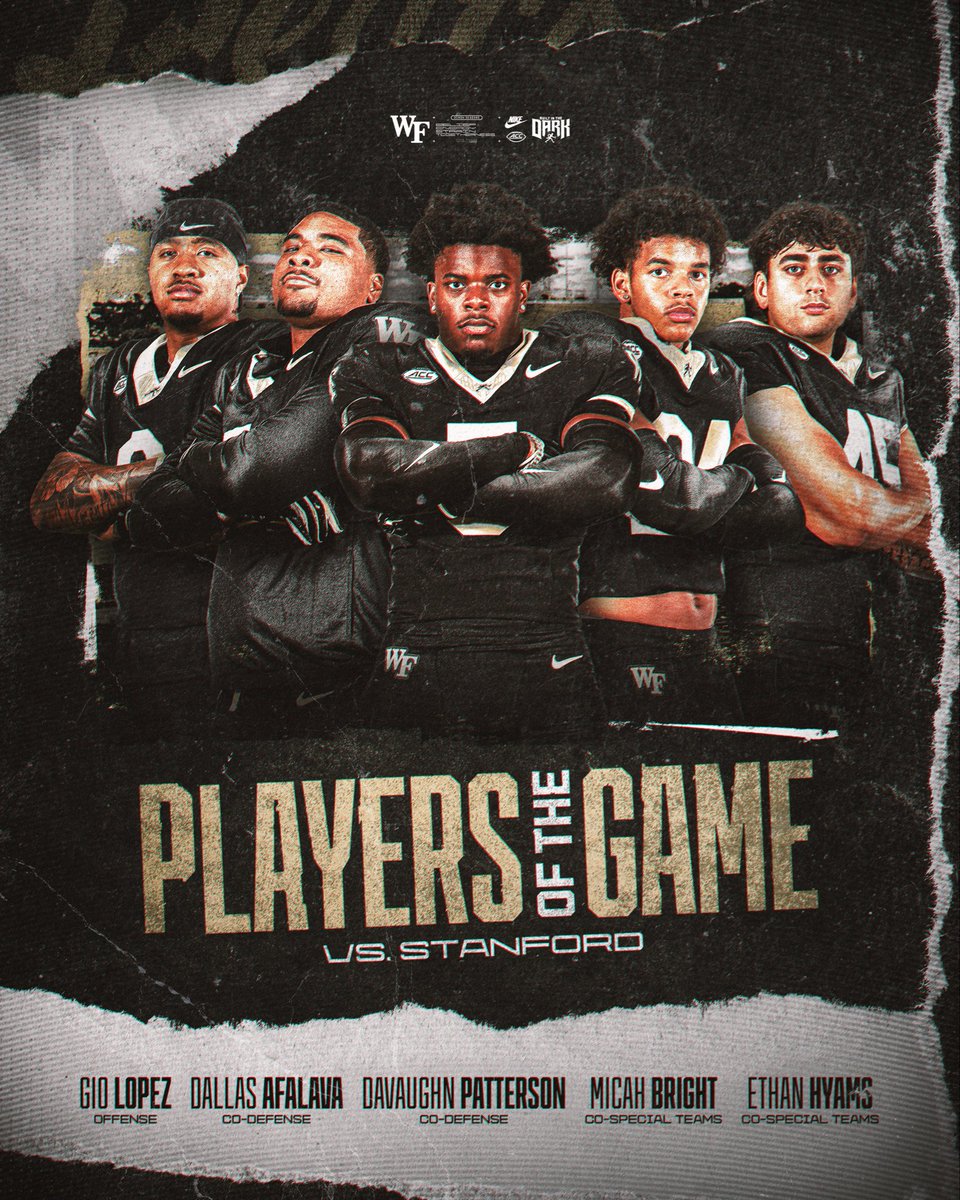 WakeFB's tweet photo. Brought their A game 👏 https://t.co/pMGcG9ufdq
