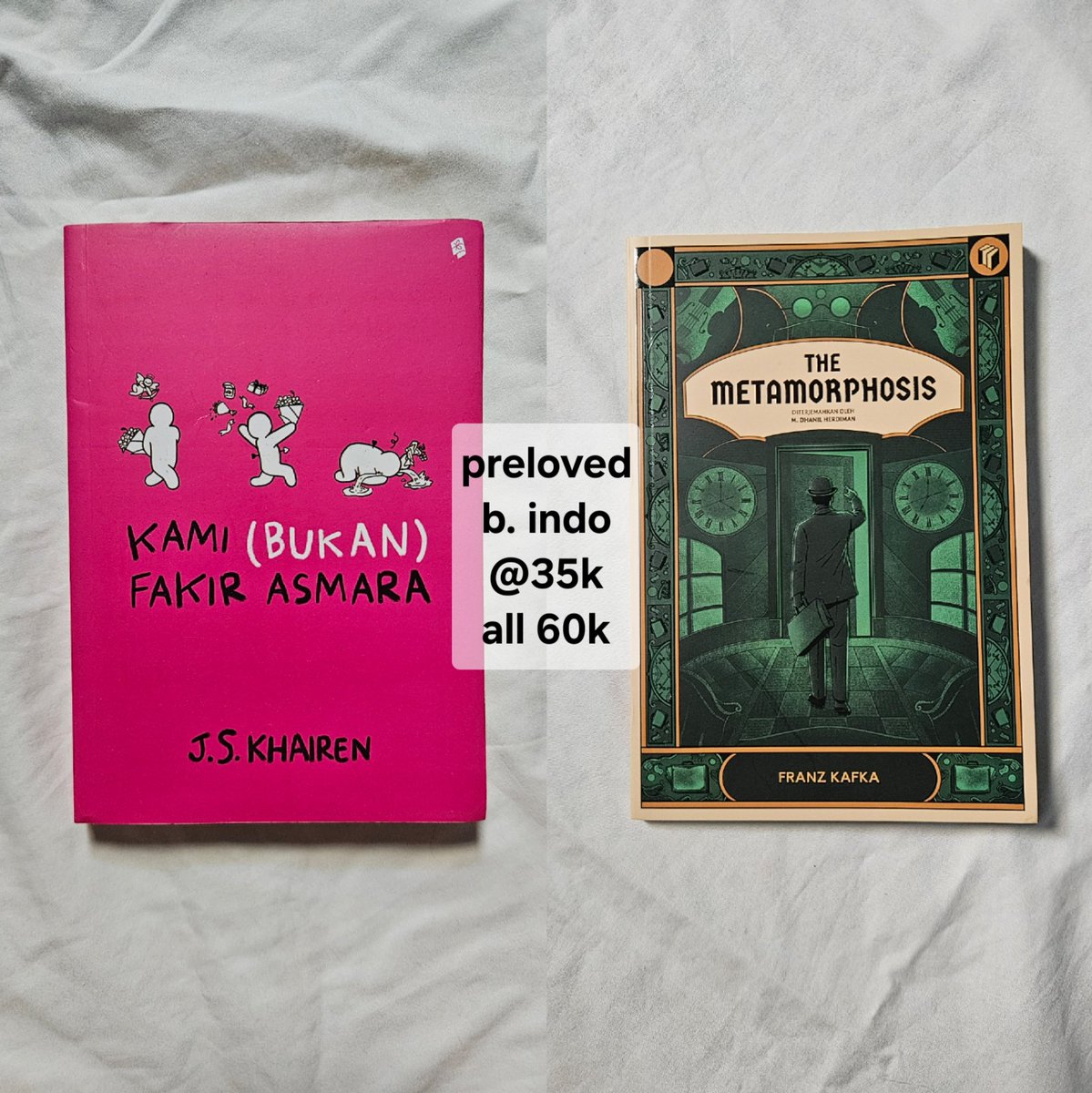 crynshincun's tweet photo. @bibliobase wts preloved ori
bisa 🍊 (exc admin) bisa splitpay
https://t.co/SVTnkelmIT https://t.co/OaDd4JFkcw