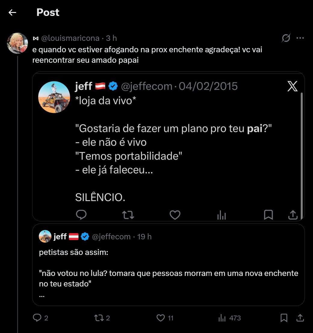 jeffecom's tweet photo. todo mundo é gangsta até... https://t.co/4oMJc3eV4z
