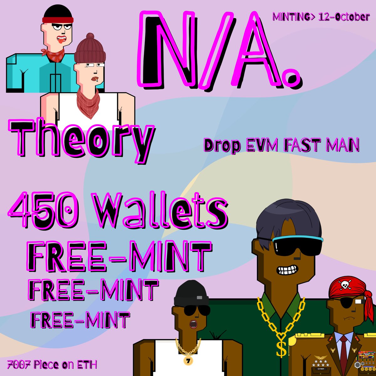 NATheoryClub's tweet photo. LIKE+FOLLOW+RT..share us with your HOMIES🍺
DROP EVM WALLET ADDRESS FAST
IN 48hrs Collecting will Stop
WINNERS Will Notify 🚥
https://t.co/1wBOGOEmGq
WE ALL ARE N/A.
#NFT #NFTCommunity #NFTCollector #NFTDrop #Web3 #EthereumNFTs #NFTsToBuy https://t.co/70mCk8TcPr
