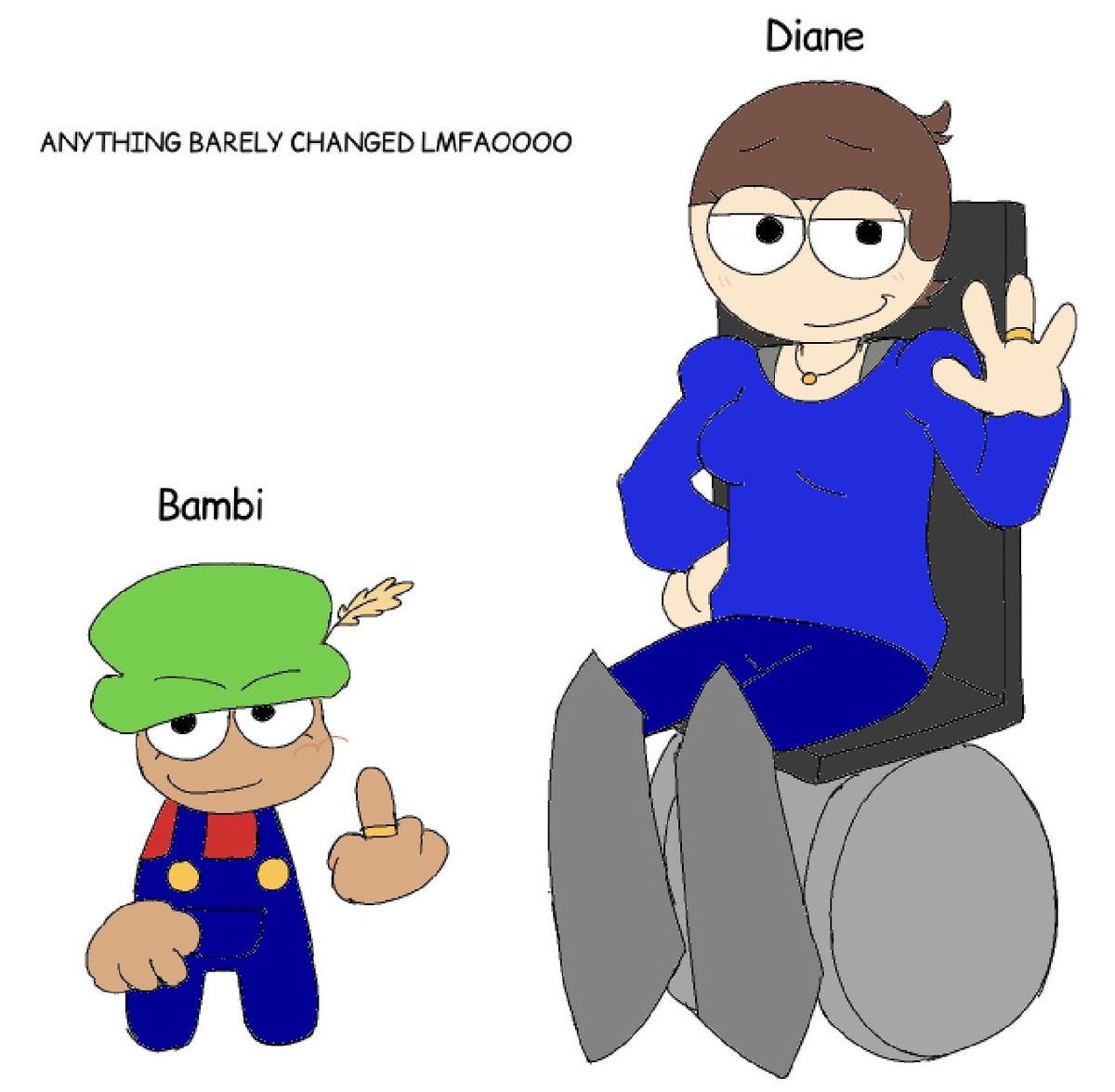 sundewy_'s tweet photo. Day 5: Gender Swap ft. Dave and Bambi (David too ig...🙄)
#daveandbambi #fortgeraldson women are awesome https://t.co/GrYNwcX9Hn
