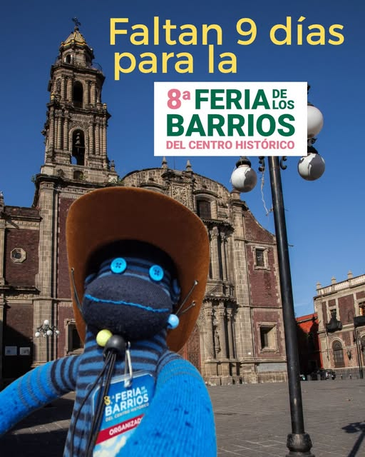 Centro_CDMX's tweet photo. Patrimono esta listo para conocer los barrios más emblemáticos del Centro Histórico de la Ciudad de México.
¿Te unes a él? 🐒✨
#8vaFeriaDeLosBarrios https://t.co/jKdzewwp5T