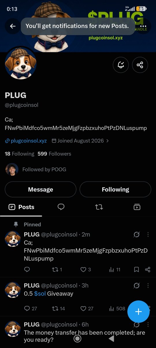 Jaymax222's tweet photo. @poogsol @plugcoinsol AZ6cJLVeNWZ7RmXNitMKvAP4jBTkWoKY38LhCSBzA4r1

Please @poog let me win your giveaway for the first time I haven't won before 🙏 https://t.co/Jug3RzGUll