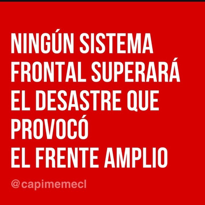 LWORRY's tweet photo. @PCdeChile @CNNChile El Partido comunista,solo miente
Nunca han hecho algo realmente por los pobres o las familias.
Reparten mientras hay algo para repartir,después qué se acaba someten al pueblo y familias, por medio del hambre
Vallejo lo dijo fuerte y claro
Queremos que todos sean iguales de pobres https://t.co/1kJuz2HeaB