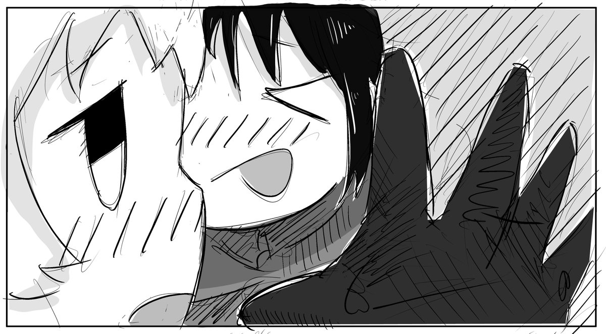 illustMAN3301's tweet photo. 例のシーンであったかもしれない百合展開４コマ漫画
#少女終末旅行
#��画が読めるハッシュタグ https://t.co/Uxy2kiAzCb