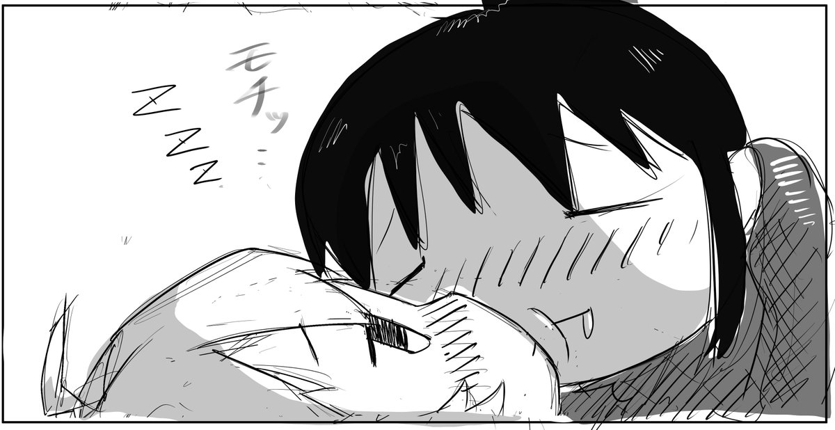 illustMAN3301's tweet photo. 例のシーンであったかもしれない百合展開４コマ漫画
#少女終末旅行
#��画が読めるハッシュタグ https://t.co/Uxy2kiAzCb