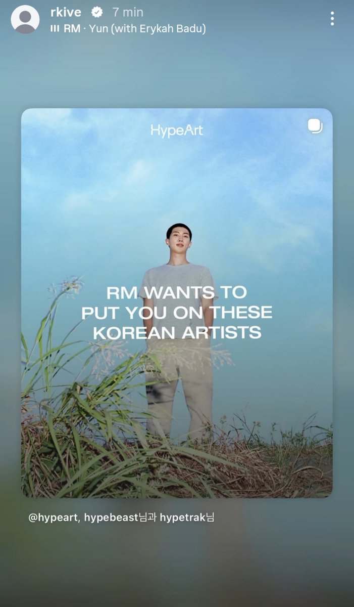 acervoleadeRM's tweet photo. Namjoon compartilhou, através dos stories do Instagram, a publicação da HypeArt sobre Between You and Me, sua exposição de arte em parceria com o SFMOMA. https://t.co/SVi9kY1yk0