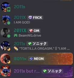 thysthism's tweet photo. official sonic discord server is looking gnarly https://t.co/JOg3FboIjd