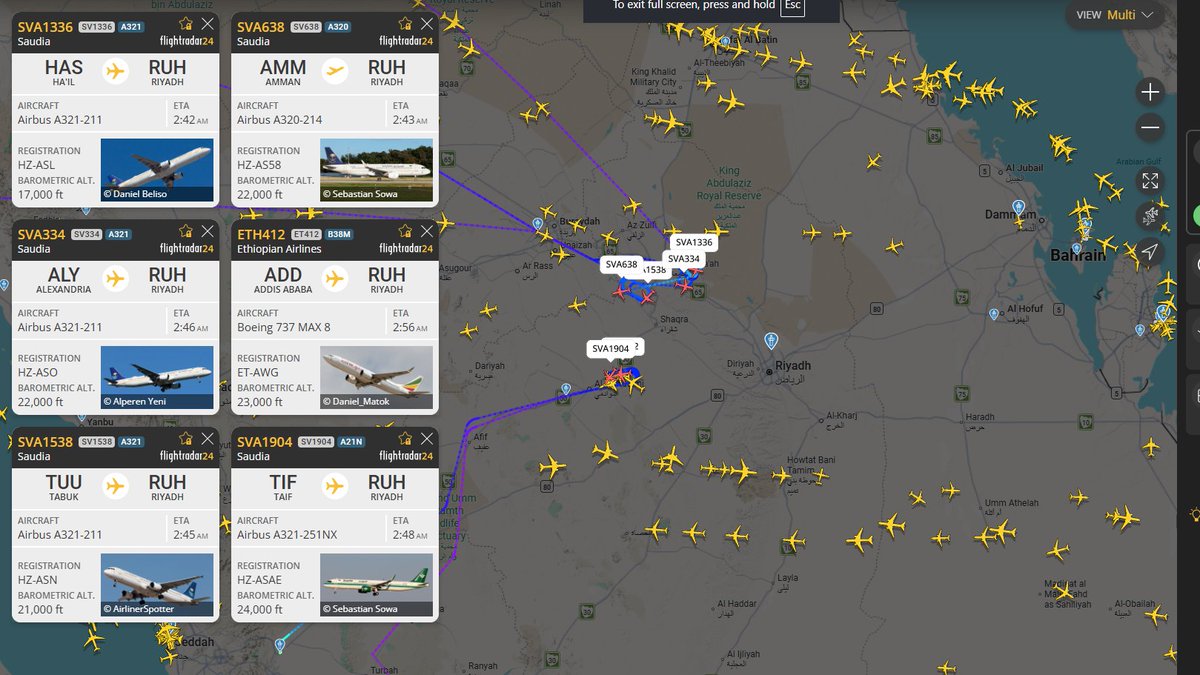 MarioLeb79's tweet photo. Again Riyadh Airspace ... No Fly Zone https://t.co/a7tZNKYyF3