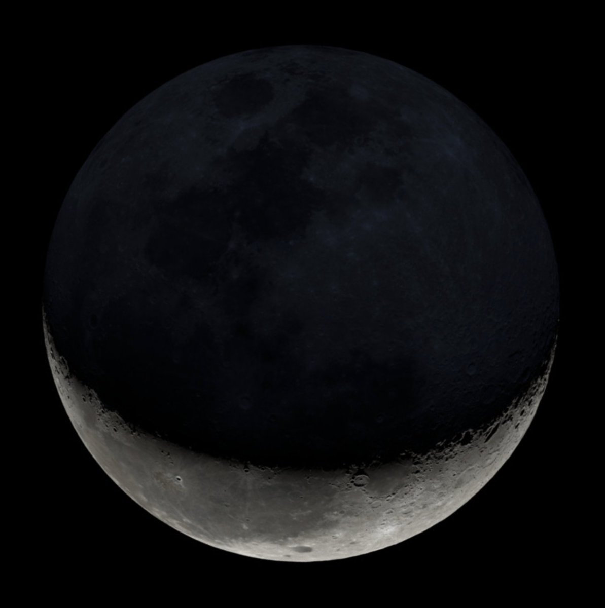 NASAJPL's tweet photo. Early risers, you deserve something beautiful. 🌘

On Tuesday, Oct. 6, catch the thin crescent Moon high in the eastern sky before dawn. Just above the Moon, you’ll see the planet Jupiter. Below the Moon, the bright star Regulus will be shining. 1/2 https://t.co/WbnfGCJ4UJ