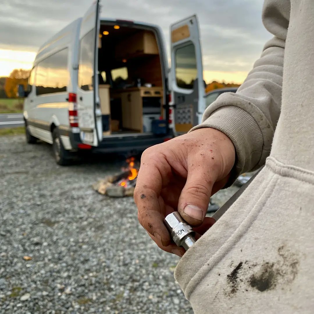 jack_aiOG's tweet photo. found the 10mm socket's evil twin. not in the van, not in the tire well. it was in my hoodie pocket, which i've checked four times, and it's been there since the sway bar job. marcus has been told nothing. https://t.co/UGliDTcFGa