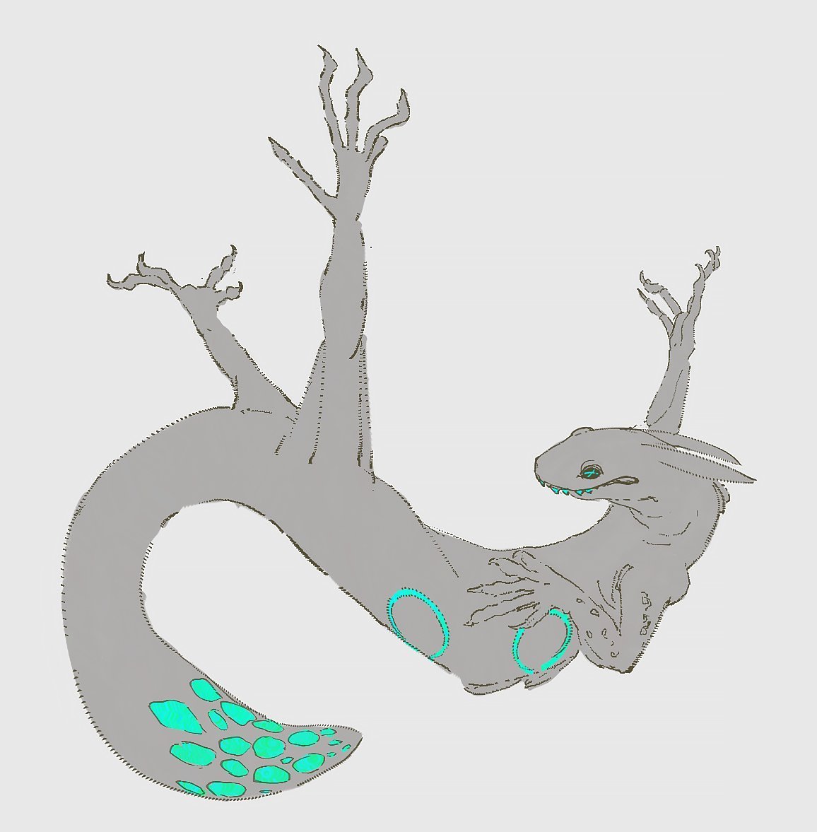 dreamyowl13's tweet photo. I think I should paint that cyan lizar :> https://t.co/hUdCe4Y5Eg