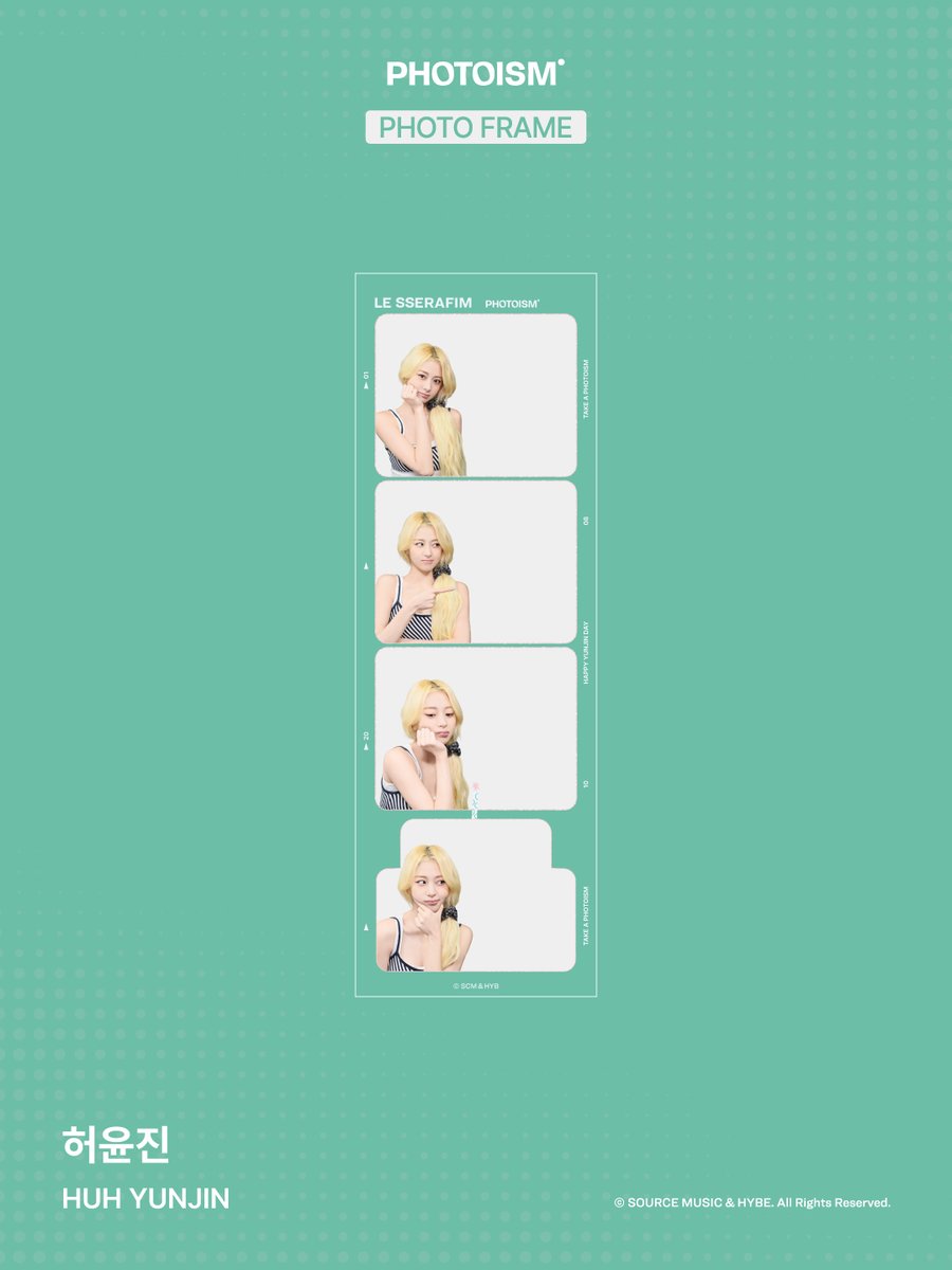 PhotoismJP's tweet photo. PHOTOISM with HUH YUNJIN
ARTIST FRAME & snapism OPEN !

「HUH YUNJIN」の誕生日を記念してのアーティストフレームとsnapismがオープンいたします。

📅 10月08日(木) ~
* 終了のお知らせまでご利用いただけます。

※ 「Gap Factory Store ユニバーサル・シティウォーク大阪店」を除く、Photoism全店舗で撮影をお楽しみいただけます！
※ snapismはPhotoismの一部店舗内に設置されております。下記店舗にてご利用いただけます。 
📍原宿竹下通り店
📍渋谷センター街店
📍PLAY 新大久保店

ONLY IN PHOTOISM