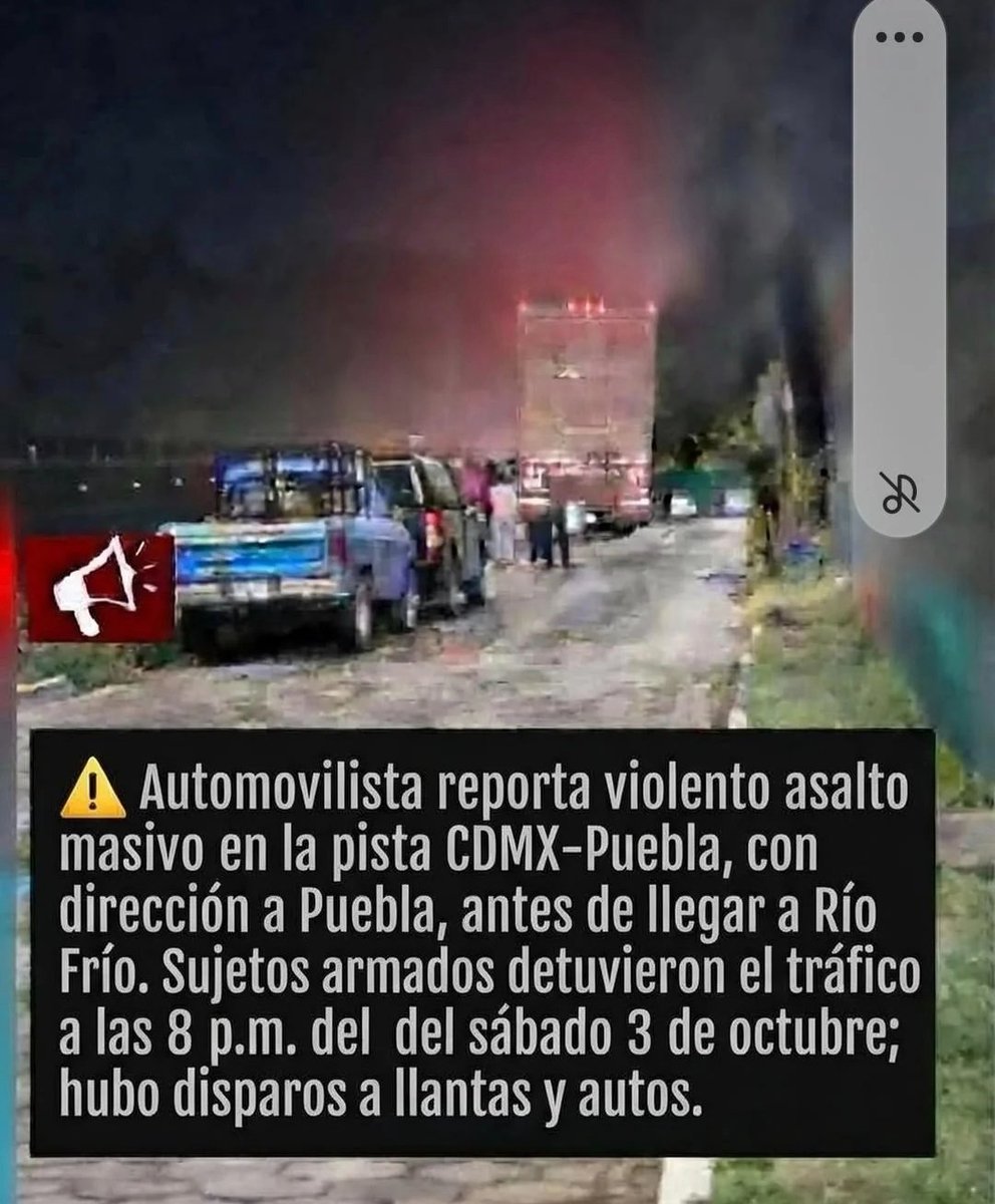 LaAldeaPoblana's tweet photo. Los caminos que rodean a Puebla ya son intransitables

Hacia CDMX asaltos en río frío
Hacia Veracruz el triángulo rojo
Hacia Guerrero y Chiapas retenes narcotráfico

En redes ya llaman a Puebla el Culiacán 2 https://t.co/FbgOnsCmgB