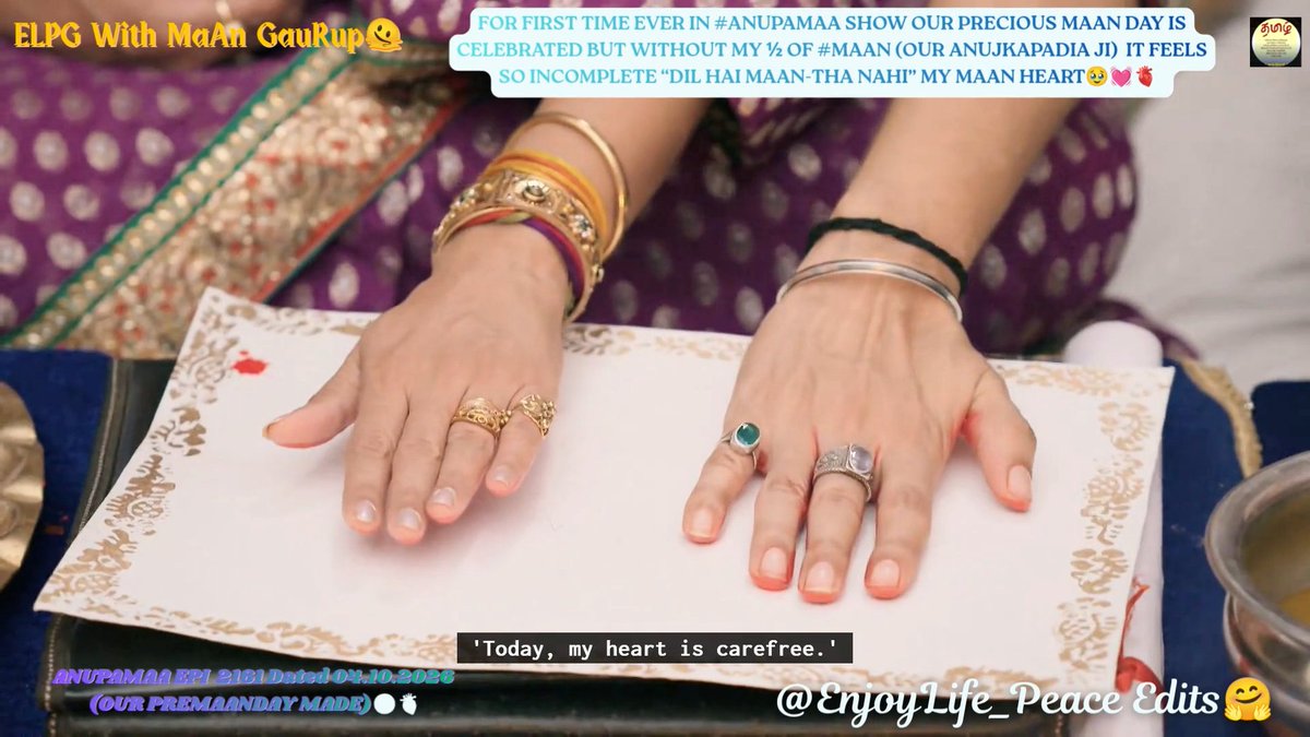 EnjoyLife_Peace's tweet photo. This #PreMaAnDay made as Our #Anupama saying How Our #AnujKapadia treated her Equally,He Always Trusted,Motivated her in all aspects with Respect in most Dignified way😍How she saw him as True Friend🫀
Every1 insisting #AnujKiAnu to make Our Eternal #MaAnKiLoveStory as Novel 📖🫡 https://t.co/06Ev4m8HH8