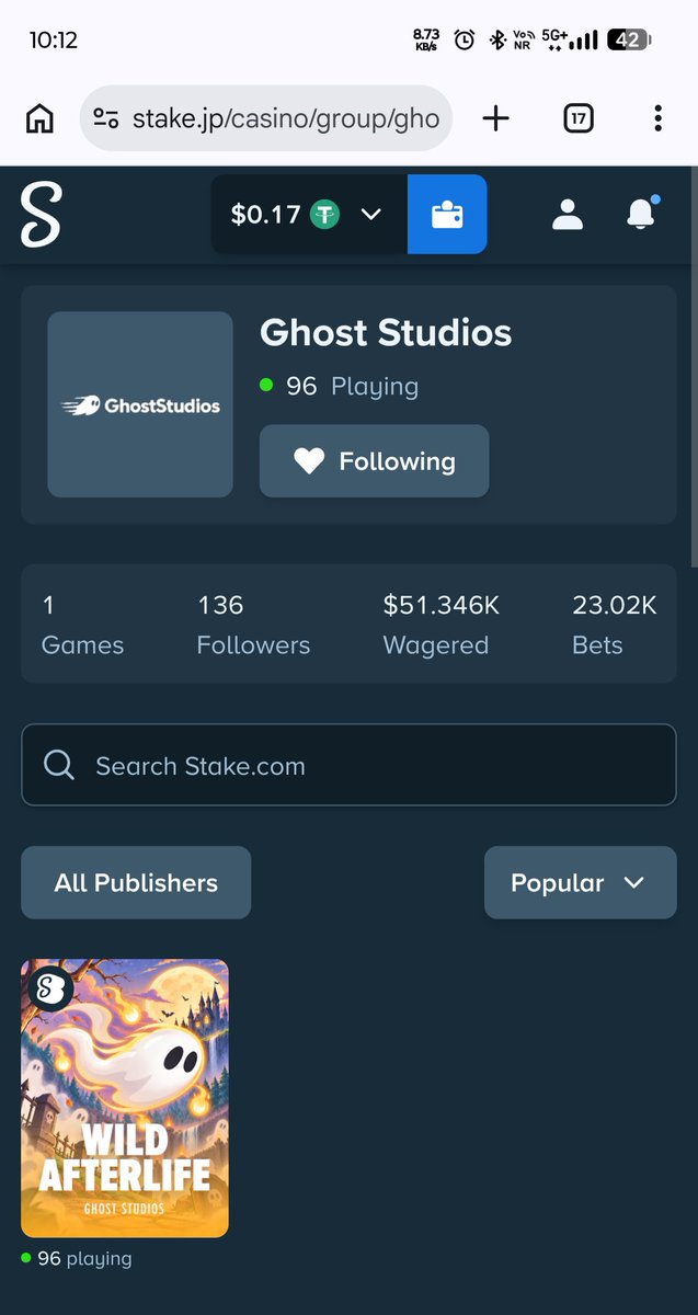 Sebs077's tweet photo. @GhostStudiosgg @Stake @StakeUsa Ofc I do mate 🙌

User- AryanNub https://t.co/TWSrwViAuN