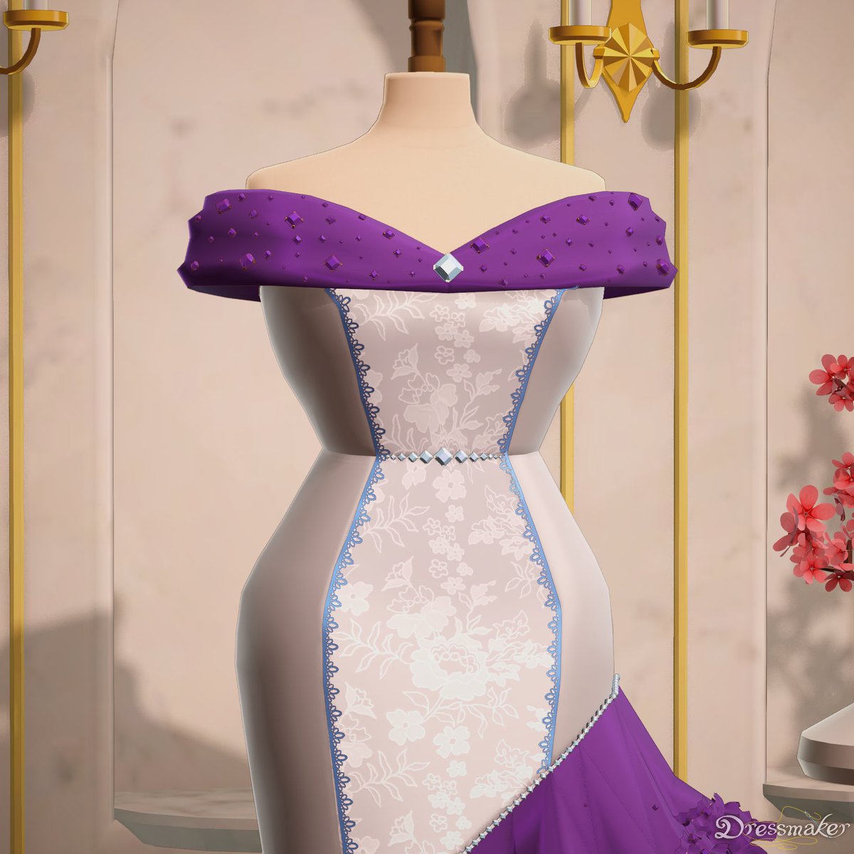 vampbarb1e's tweet photo. Rarity inspired dress 💎
#dressmaker #MyLittlePony #Rarity https://t.co/JtztWZgXkm