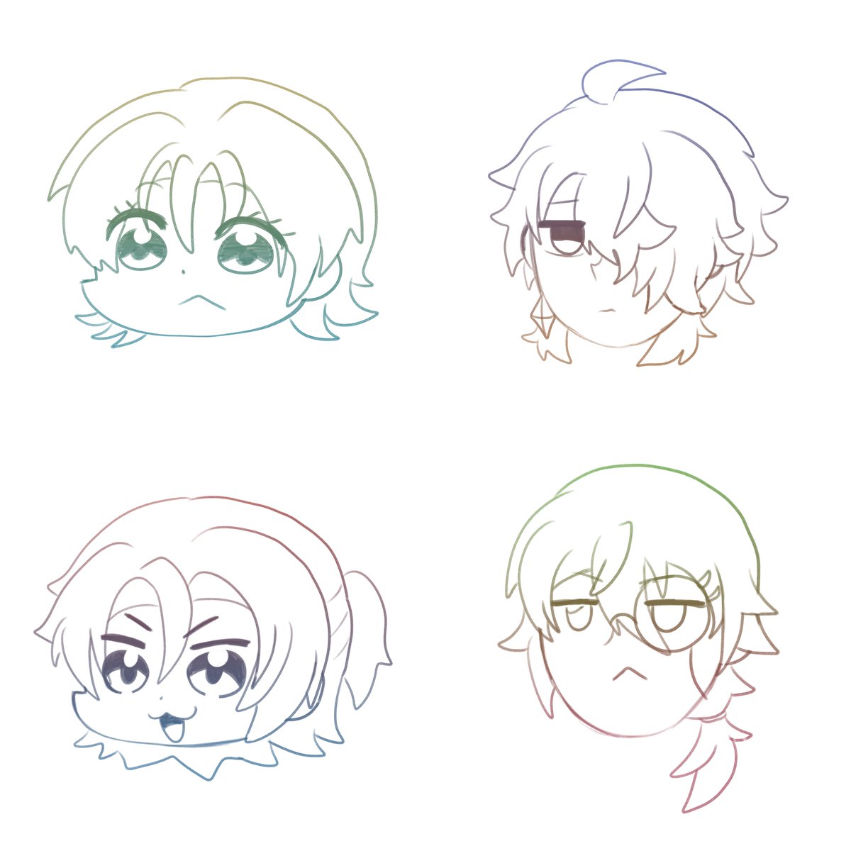 tonglove0423's tweet photo. 很喜歡所以嘗試模仿了一下 畫了所有人
#スパリクファンアート #スパリク https://t.co/axKWo63atu