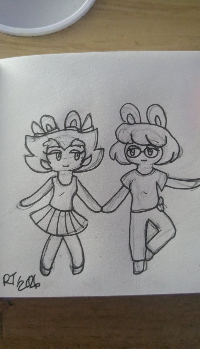 rubyxkanya's tweet photo. Day 5.
Ballerina
Kanya and I. Are ballerina Dance and listen music our favorite,
#selftober #littleanime #rabbidsona #kanya #thelastsparkhunter #drawing #sketch #inkpen https://t.co/wmAYYRGnso