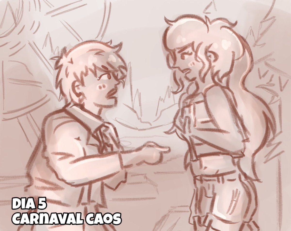 PomPomTsuki's tweet photo. Dia 5 del #Inkcamp hoy quise dibujar a mis dos favoritas de la temporada, las mas caóticas que merecian mas tiempo en pantalla de rivalidad 💖✨ https://t.co/xrM0YRnytB