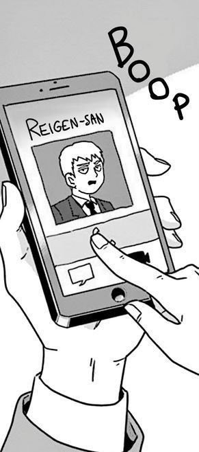 candyumbrellas's tweet photo. Was this contact picture taken very suddenly for Reigen to look like this https://t.co/czdJrn830q