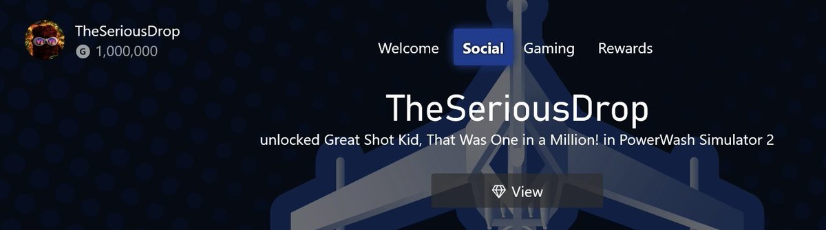 SrsDrop's tweet photo. One million gamerscore ✅ https://t.co/9k70cbApNj