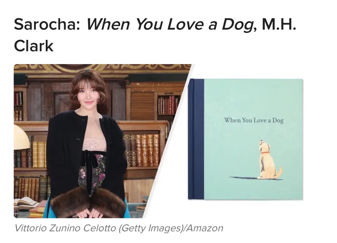 freenfolder's tweet photo. We Found Out What Celebrities Are Actually Reading After Valentino Asked Guests To Bring A Book ✨

Sarocha: When You Love a Dog, M.H. Clark

🖇️ https://t.co/DmSX9PcX6a

#ValentinoSS27xFreen
#ValentinoAntibiblioteca
#ValentinoGaravani
#srchafreen
#PFW

@srchafreen
@MaisonValentino
@ValentinoTH