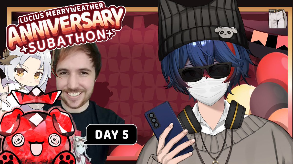 Merrydawg's tweet photo. Day 5 of my 6 year anniversary subathon is now live!!
https://t.co/xLnICgHQS9 https://t.co/vvm3aVJ0kJ