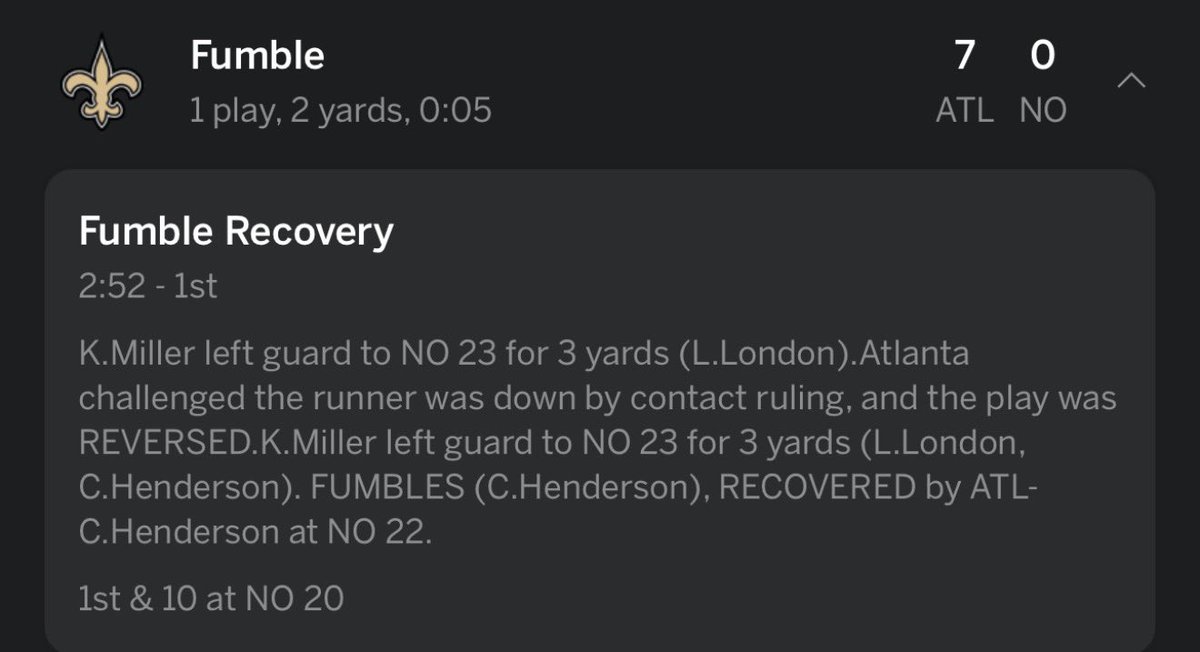 BoNixRealm's tweet photo. @OmarIsaiah28 @ParlayWilly23 Exactly. He clearly got 3 yards on the fumble, doesn’t matter where the defense recovered it he gets credited for those yards. Hopefully the league issues a stat correction. https://t.co/L2QLaioqKu