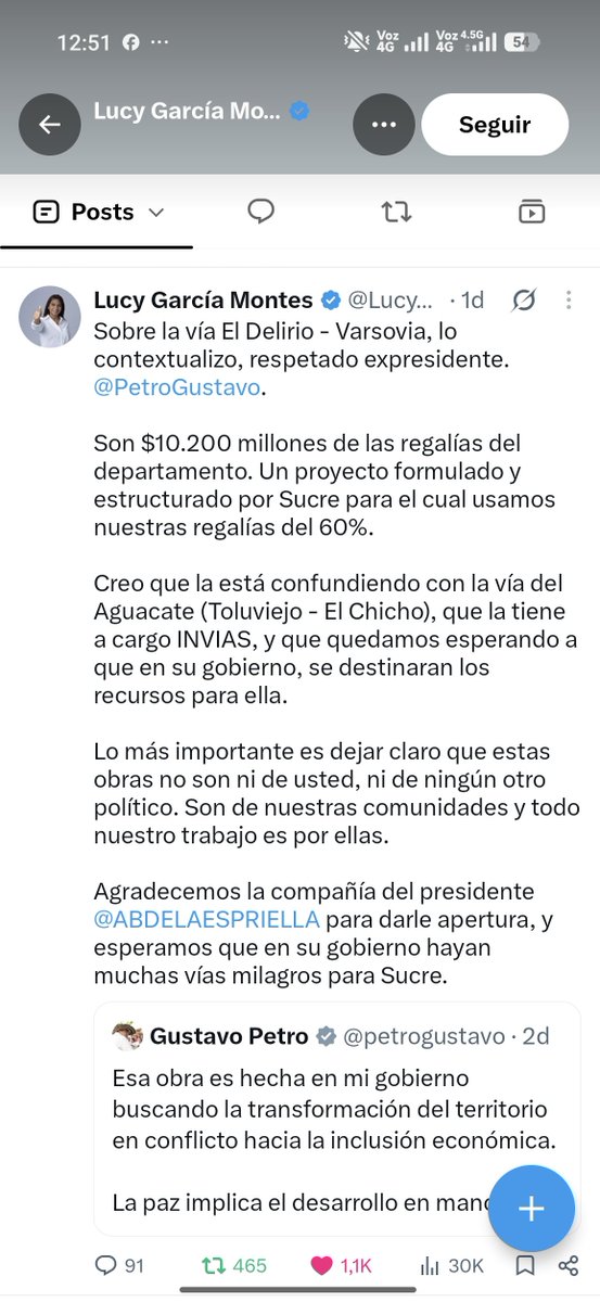stbenitez's tweet photo. @lapetittejulia Jajaja... Sobre todo el inútil de Petro https://t.co/OVd4gGYf5d