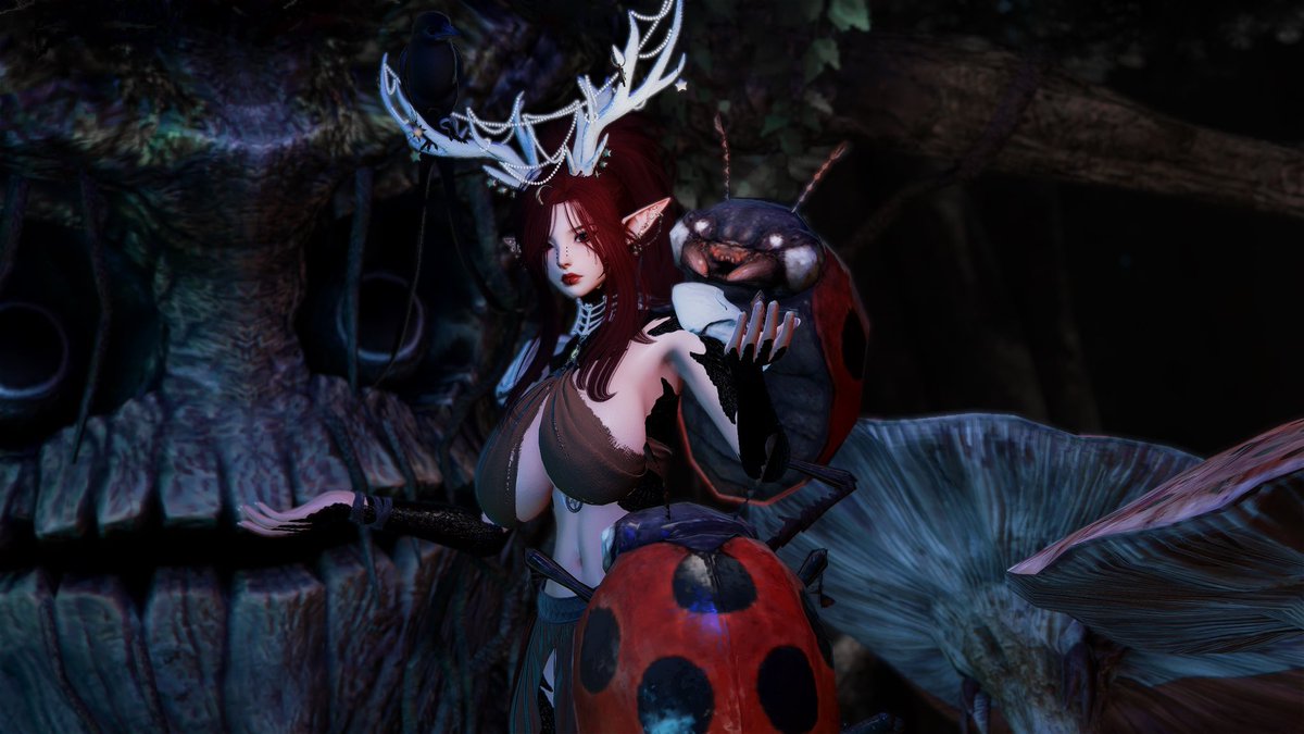 Amaterasu_Alma's tweet photo. #VU31Days 5/31 Cryptids ~ the deer woman 

#xivgposer #aura https://t.co/rAyzvk5jTx