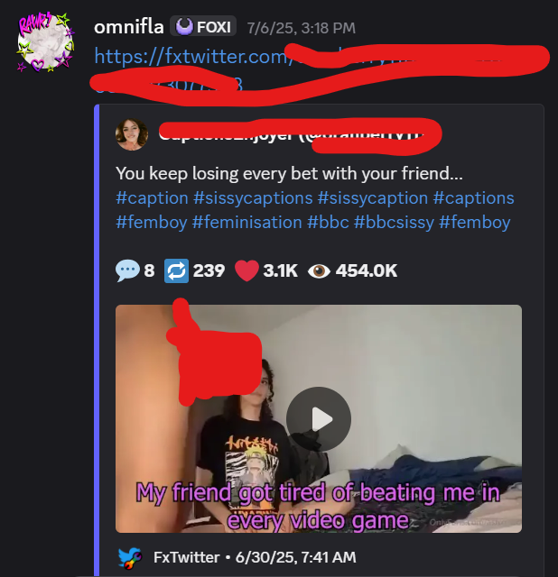 omniflaTTT's tweet photo. IM THE PREDATOR OF THE PREY THAT IS HIDING

THIS PREDATOR LIKES FUCKING SISSY PORN https://t.co/dJqbtitECW